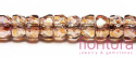 KORALIKI SZKLANE FASETOWANE RONDELLES 3x6MM KOLOR CRYSTAL SENEGAL LUSTER