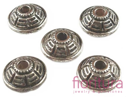 PRZEKŁADKA DYSK DEKORACYJNY 16MM KOLOR STARE SREBRO