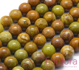 KAMIEŃ NATURALNY OPAL ŻÓŁTY KULA 12MM
