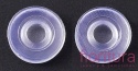 SILIKONOWE NAKŁADKI DO KLIPSÓW DONUT 7,5x2MM KOLOR TRANSPARENTNY 