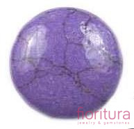 KABOSZON TURKUS KOŁO 18MM KOLOR FIOLETOWY