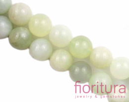 KAMIEŃ NATURALNY JADEIT MIĘTOWY KULA 12MM