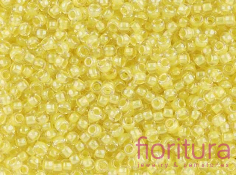 KORALIKI TOHO 11/0 NR 192 INSIDE-COLOR CRYSTAL/YELLOW LINED