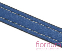 RZEMIEŃ SZYTY SKÓRA EKOLOGICZNA 10MM KOLOR BLUE