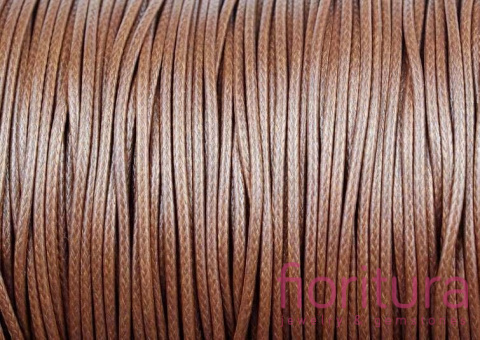 SZNUREK JUBILERSKI NYLONOWY 1MM KOLOR BRĄZOWY