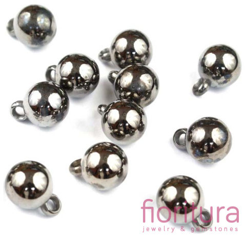 ZAWIESZKI KULA 13x10MM KOLOR CZARNY NIKLOWY