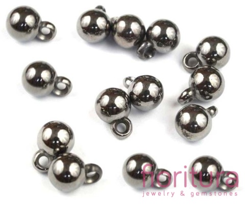 ZAWIESZKI KULA OK.11x8MM KOLOR CZARNY NIKLOWY