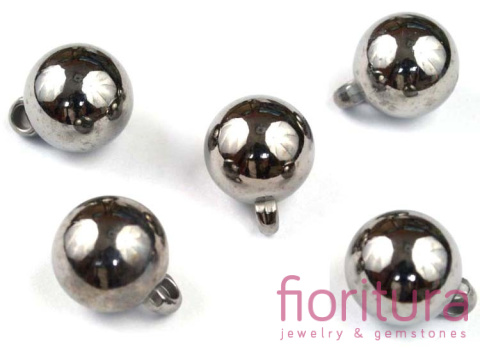 ZAWIESZKI KULA 18x14MM KOLOR CZARNY NIKLOWY