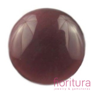 KABOSZON SZKLANY KOCIE OKO KOŁO 18MM KOLOR AMETYST