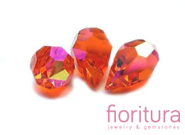 KORALIKI KRYSZTAŁOWE KROPLA FASETOWANA 6x10MM NR 90040 HYACINTH AB