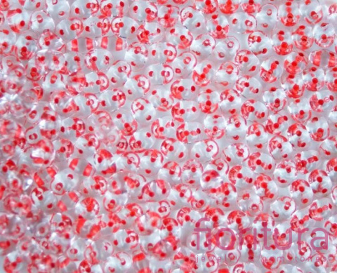 KORALIKI SUPERDUO 2,5x5MM NR 44893CR ORANGE LINED-CRYSTAL