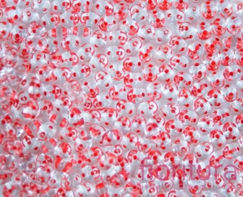 KORALIKI SUPERDUO 2,5x5MM NR 44893CR ORANGE LINED-CRYSTAL