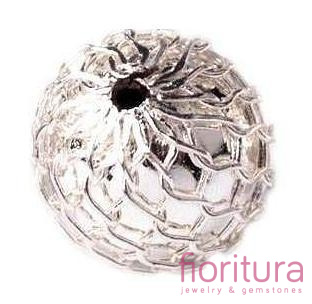 PRZEKŁADKA KULA W SIATCE 10MM KOLOR SREBRNY