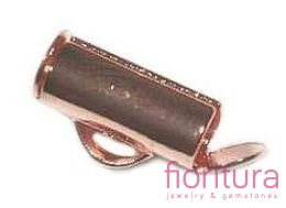 ZAKOŃCZENIE TUBOWE 10x6MM KOLOR ROSE GOLD