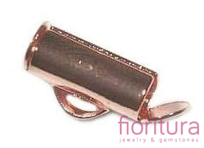 ZAKOŃCZENIE TUBOWE 10x6MM KOLOR ROSE GOLD