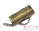 ZAKOŃCZENIE TUBOWE 10x6MM KOLOR STARE ZŁOTO