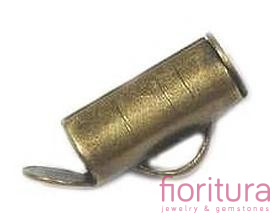 ZAKOŃCZENIE TUBOWE 10x6MM KOLOR STARE ZŁOTO