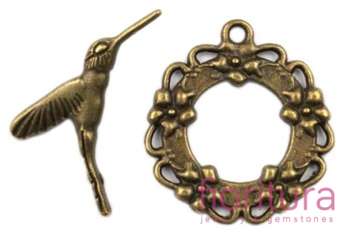 ZAPIĘCIE PRZEKŁADKOWE KOLIBER 25X30MM KOLOR STARE ZŁOTO