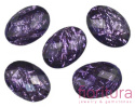 KABOSZON AKTYLOWY FASETOWANY OWAL 17x24MM KOLOR FIOLETOWY