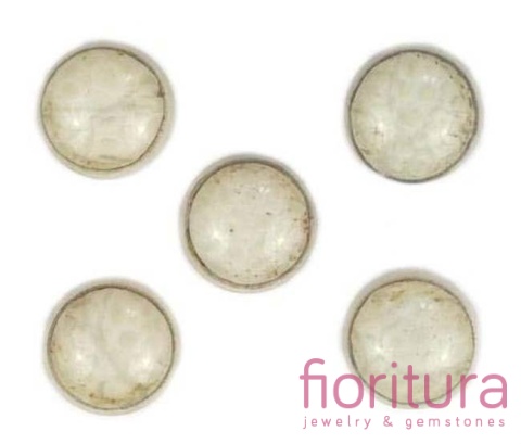 KABOSZON AKRYLOWY KOŁO 14MM KOLOR SZARY