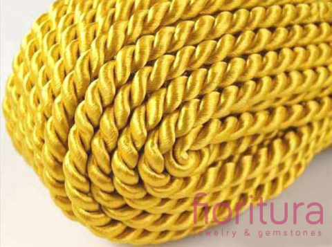 SZNUREK SKRĘCANY 4MM NR 4203 HONEY MUSTARD