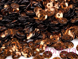 CEKINY LASEROWE KOŁA ŁAMANE 6MM KOLOR CROISSANT