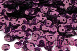 CEKINY KOŁA ŁAMANE 6MM KOLOR GRAPE ROYALE