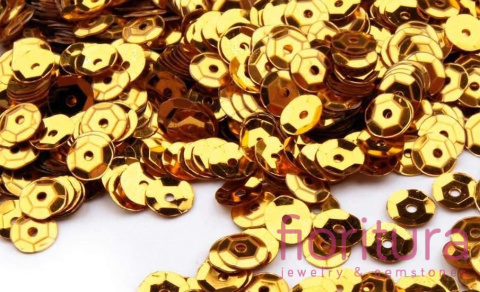 CEKINY KOŁA ŁAMANE 6MM KOLOR ZŁOTY