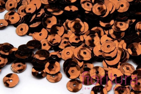 CEKINY KOŁA ŁAMANE 6MM KOLOR GOLDEN OAK