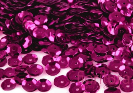 CEKINY KOŁA ŁAMANE 6MM KOLOR FIOLETOWY