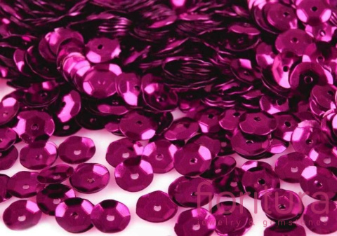 CEKINY KOŁA ŁAMANE 6MM KOLOR FIOLETOWY