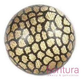 KABOSZON AKRYLOWY KOŁO 20MM KOLOR ZŁOTY