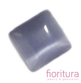 KABOSZON SZKLANY KOCIE OKO KWADRAT 10X10MM KOLOR LILAC PURPLE