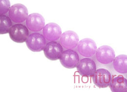 KAMIEŃ NATURALNY JADEIT JASNY FIOLET KULA 10MM