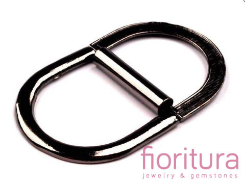 KLAMRA REGULATOR METALOWY 40x37MM KOLOR CZARNY NIKLOWY