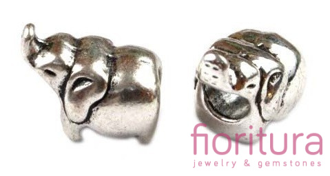 PRZEKŁADKA SŁONIK 11x13MM KOLOR STARE SREBRO