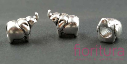 PRZEKŁADKA SŁONIK 11x13MM KOLOR STARE SREBRO