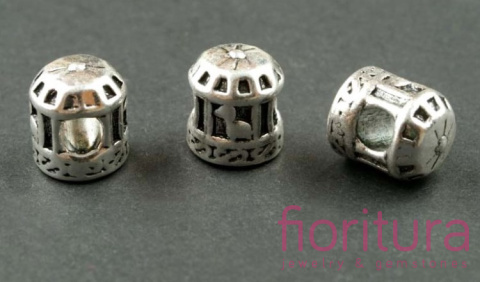 PRZEKŁADKA OK.11x12MM KOLOR STARE SREBRO