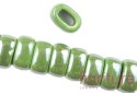 PRZEKŁADKA CERAMICZNA OWAL 19x9MM KOLOR ZIELONY