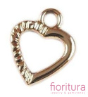 ZAWIESZKA SERCE 15x12MM KOLOR ZŁOTY