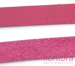 RZEMIEŃ SKÓRA EKOLOGICZNA 10MM KOLOR FUKSJA