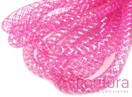 SIATKA JUBILERSKA KRYNOLINA Z LUREKSEM 4,5MM KOLOR RÓŻOWY