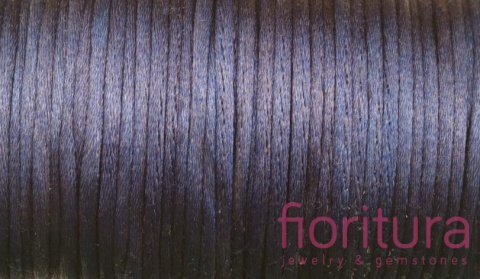 SZNUREK SATYNOWY 2MM KOLOR TOTAL ECLIPSE