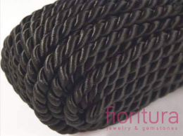 SZNUREK SKRĘCANY 5MM NR 7001 BLACK