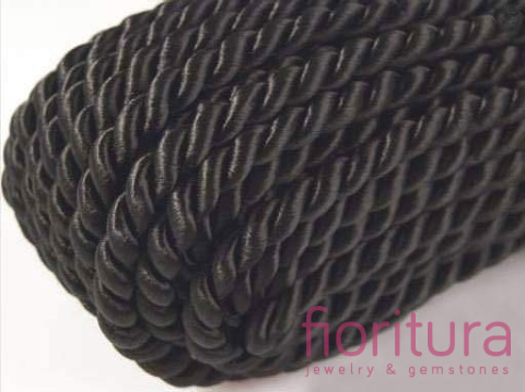 SZNUREK SKRĘCANY 5MM NR 7001 BLACK