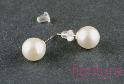 SZTYFTY Z PEREŁKĄ AKRYLOWĄ 20MM KOLOR BIAŁY