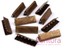 ZAKOŃCZENIE ZACISKOWE 40x12MM KOLOR STARE ZŁOTO