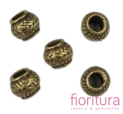 PRZEKŁADKA OPONKA 9x11MM KOLOR STARE ZŁOTO