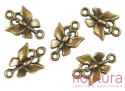 ŁĄCZNIK MOTYLEK 12x18MM KOLOR STARE ZŁOTO