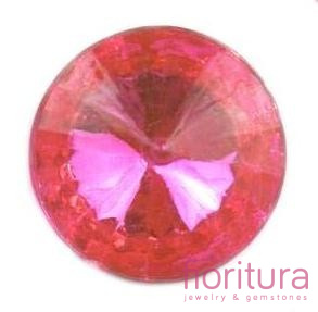 KABOSZON AKRYLOWY FASETOWANY KOŁO 20x8MM